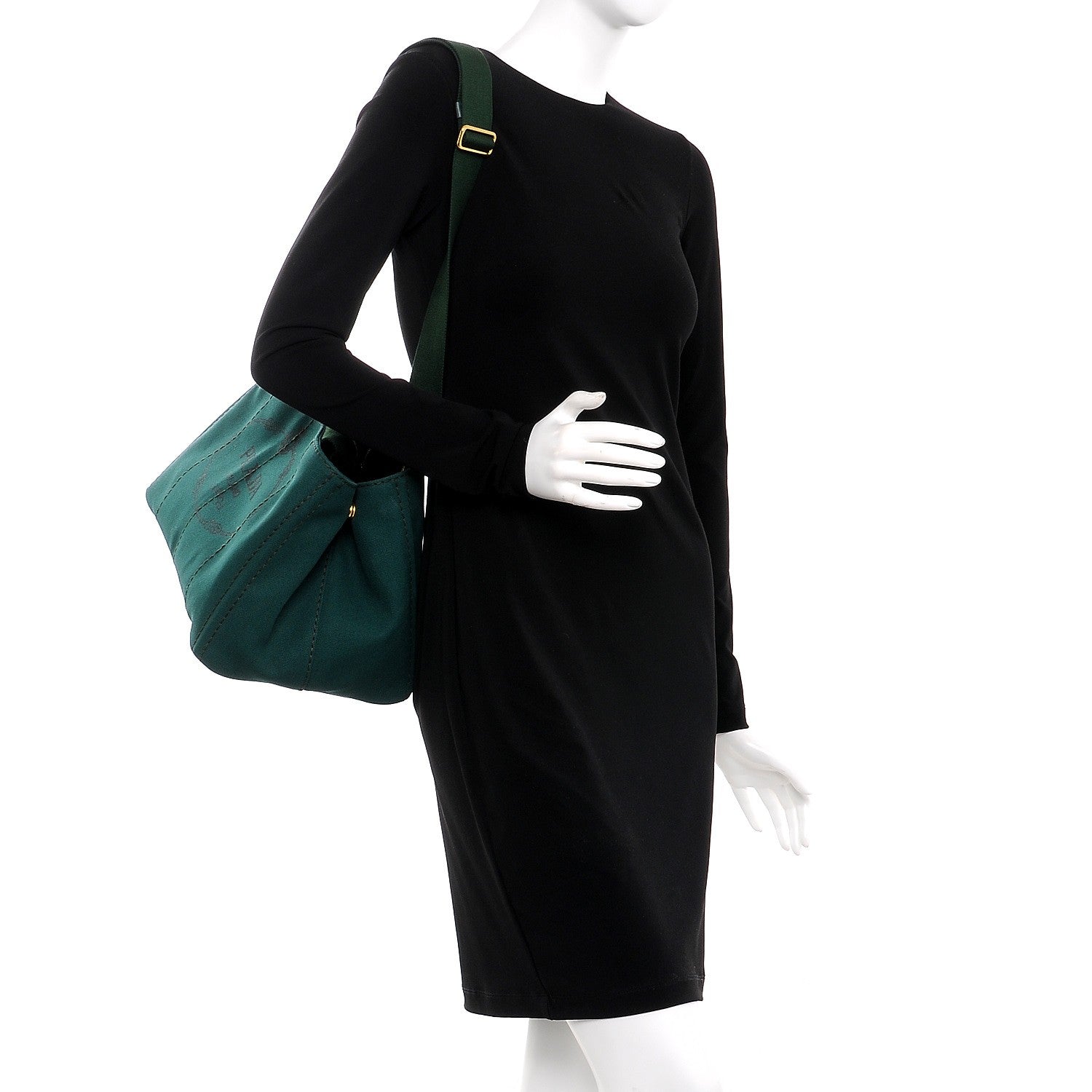 Prada Canapa Logo Tote Oleandro 2 of 9