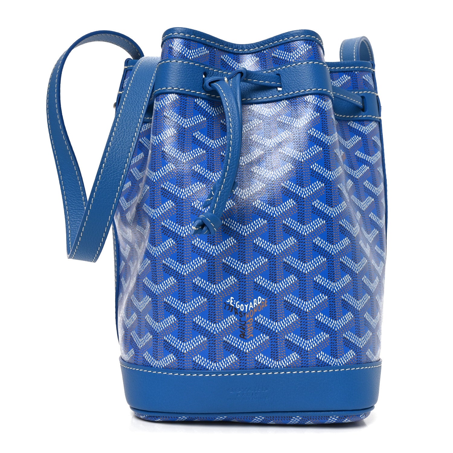 Goyard Goyardine Petit Flot Bucket Bag PM Sky Morning 1 of 9