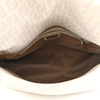 Fendi Zucchino Spalmati Forever Mama Baguette White 5 of 12