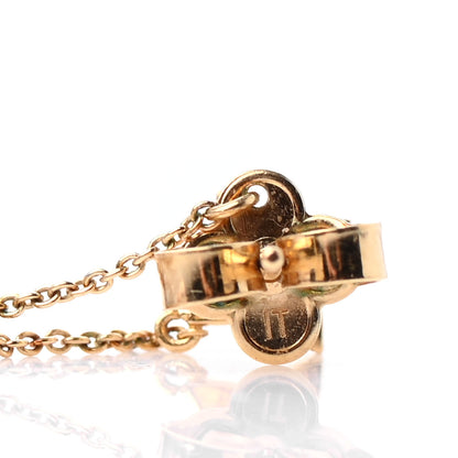 Louis Vuitton Metal Crystal Petit Louis Earrings Gold 4 of 4