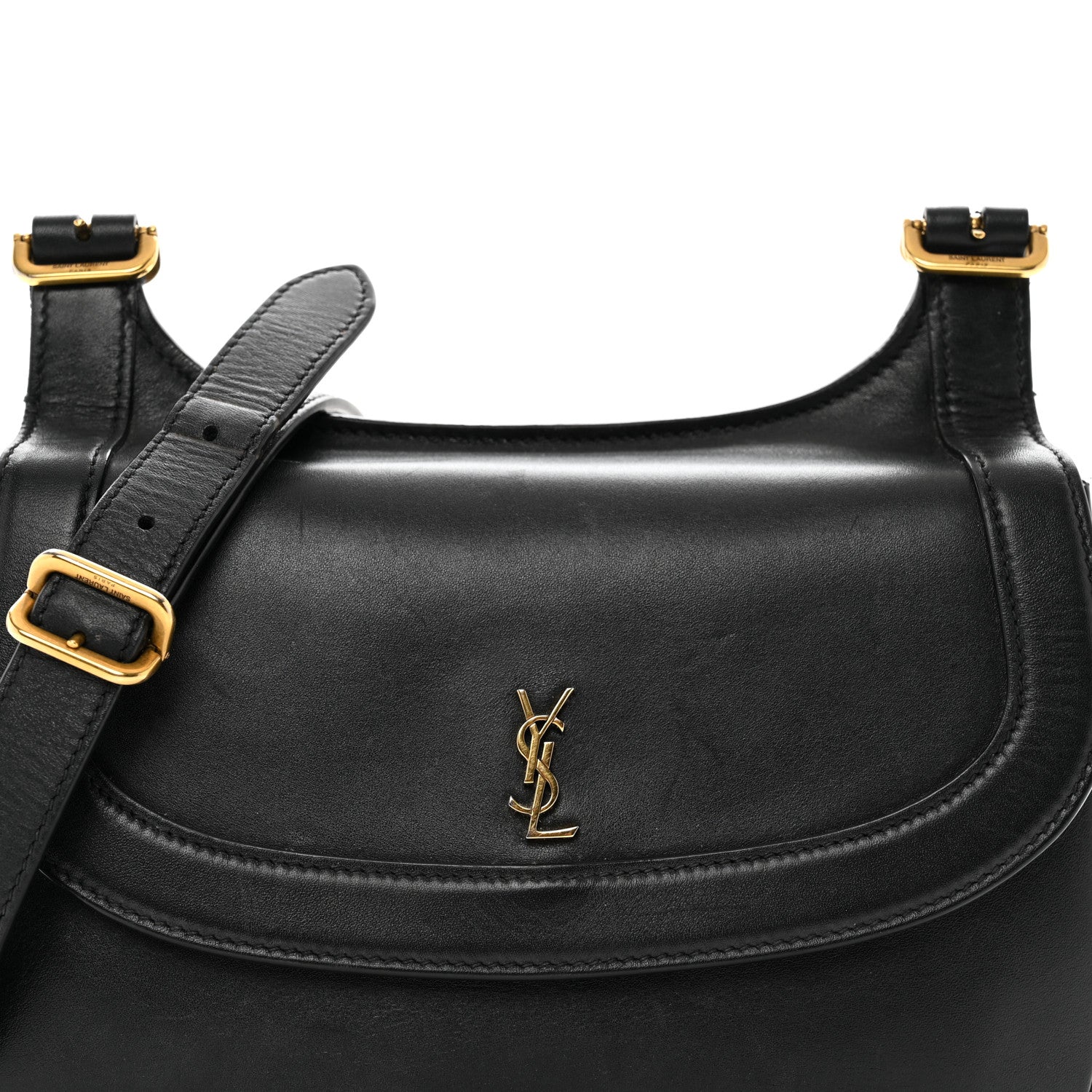 Saint Laurent Smooth Calfskin Medium Charlie Shoulder Bag Black 5 of 11
