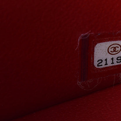 Chanel Lambskin Quilted Mini Square Flap Red 9 of 10