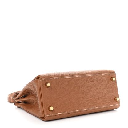 Hermes Togo Kelly Retourne 25 Gold 4 of 13