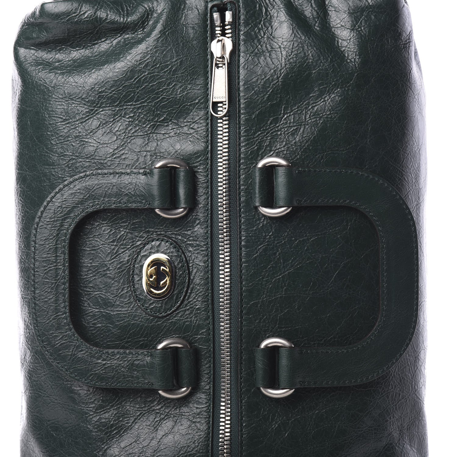 Gucci Fluffy Calfskin Morpheus Convertible Backpack Green 8 of 10