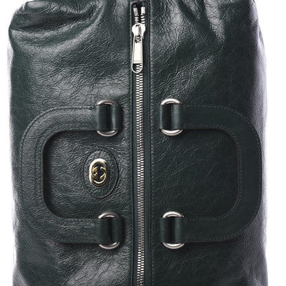 Gucci Fluffy Calfskin Morpheus Convertible Backpack Green 8 of 10