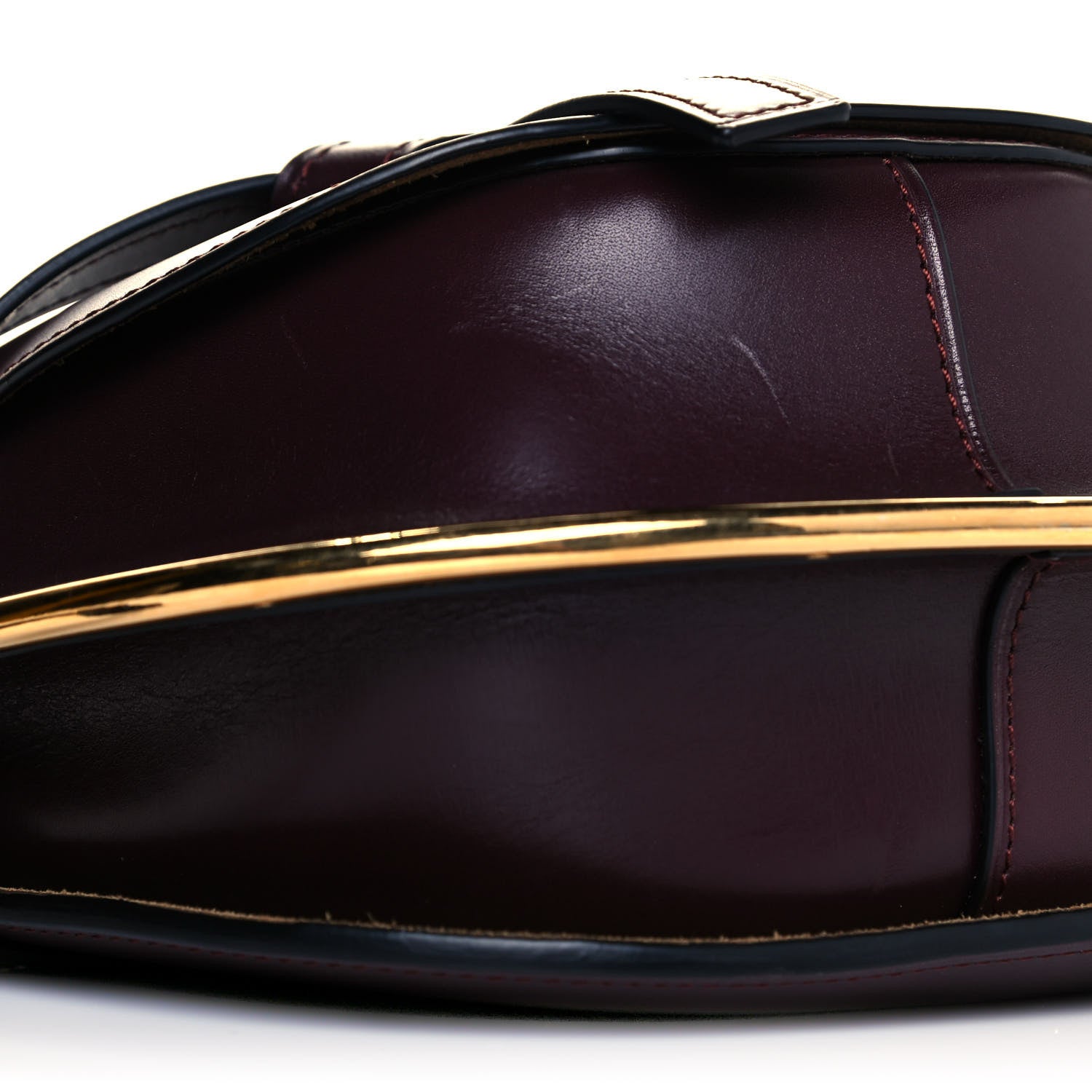 Loewe Calfskin Small Metal Gate Crossbody Bag Oxblood 6 of 10