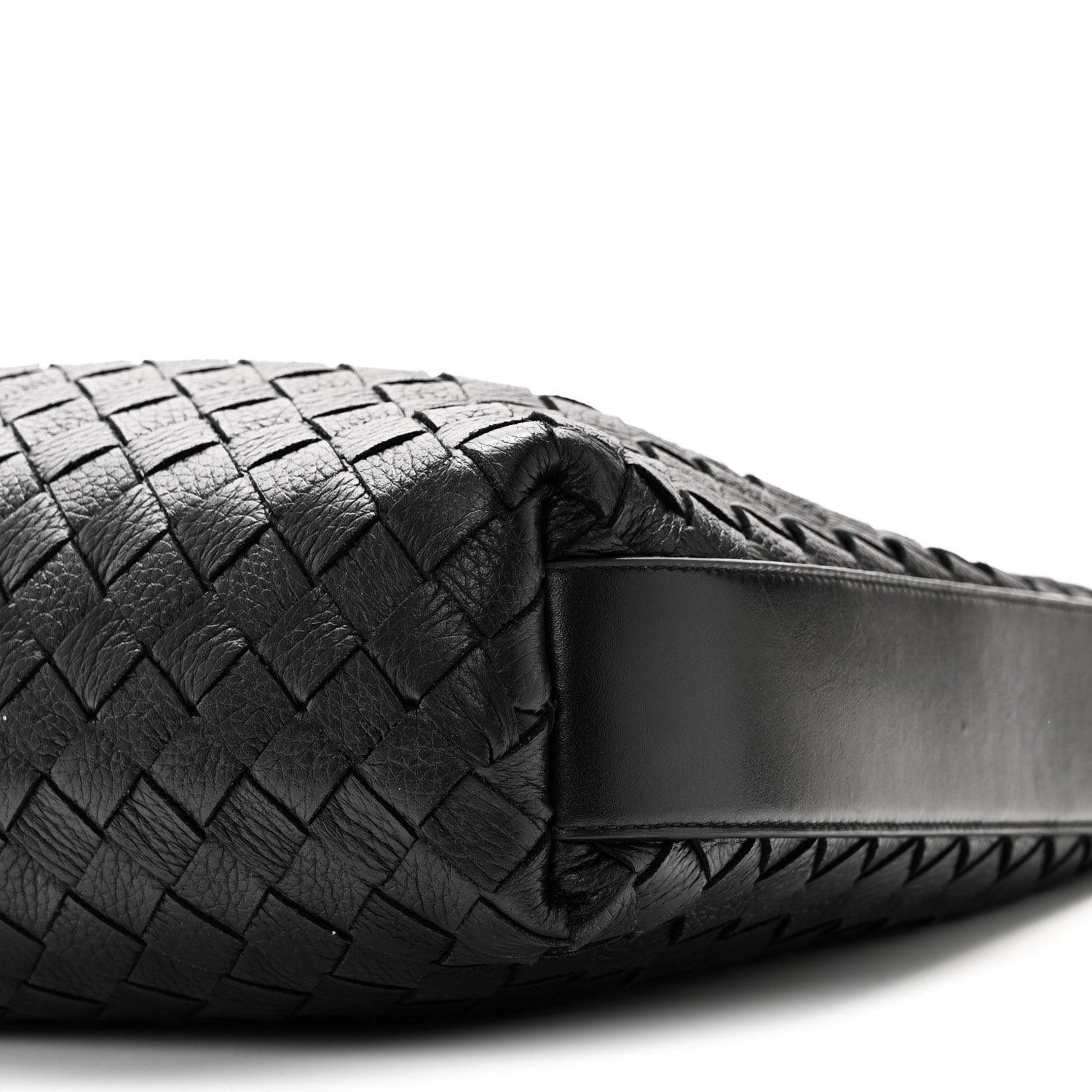 Bottega Veneta Deerskin Intrecciato Small Traveler Hobo Black 9 of 9
