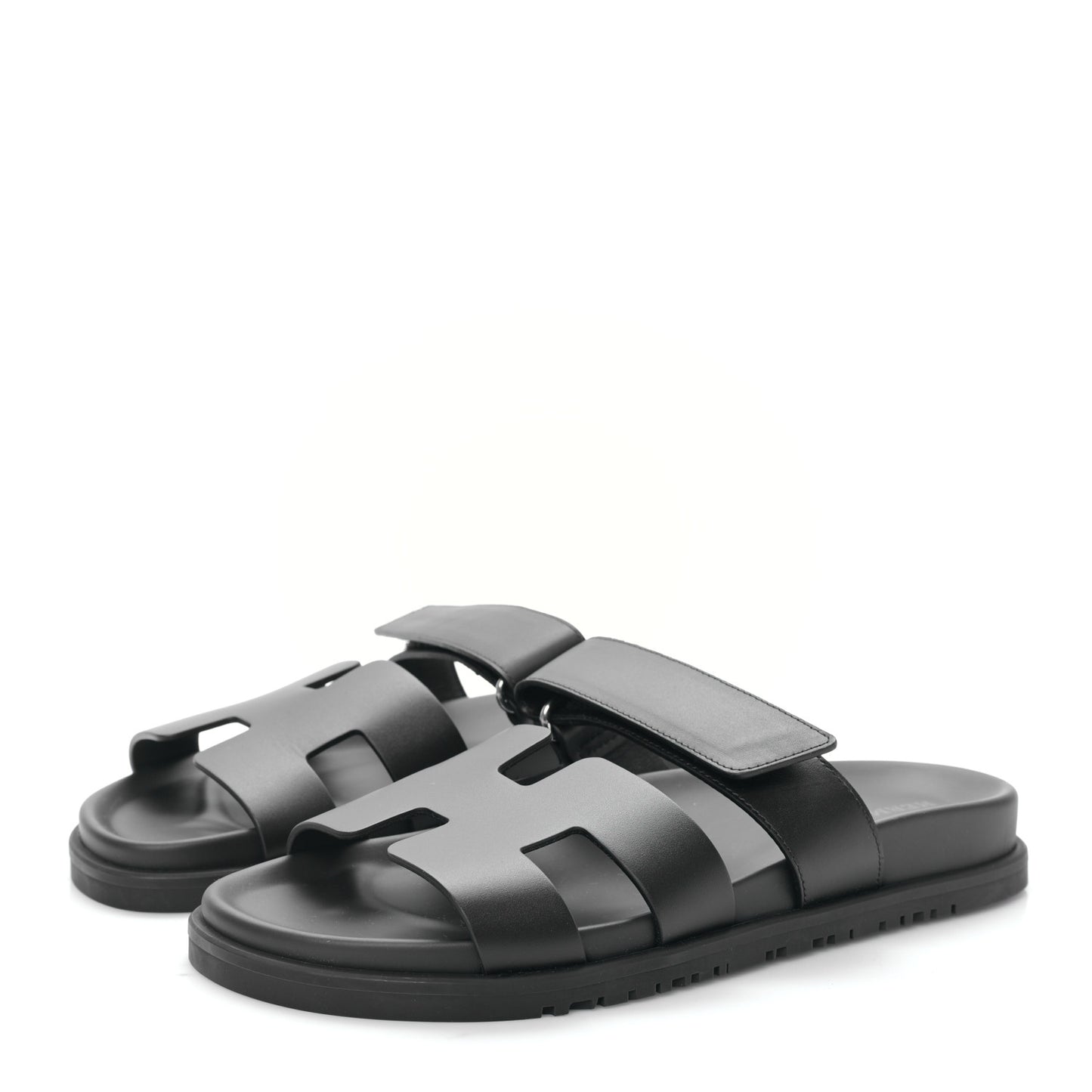 Calfskin Womens Chypre Sandals 38 Black