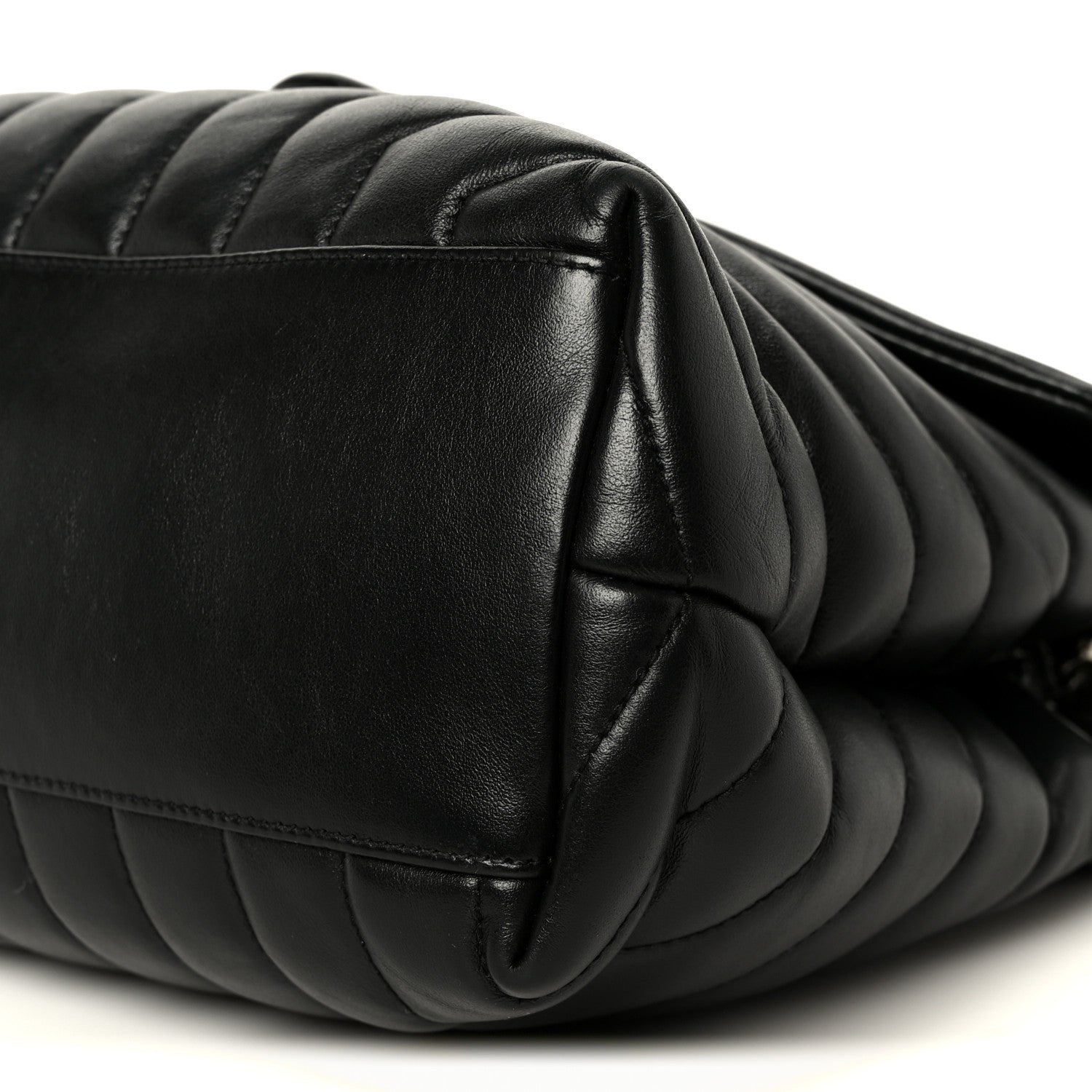 Saint Laurent Calfskin Y Quilted Monogram Medium Loulou Chain Satchel Black 11 of 11