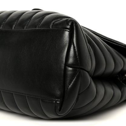 Saint Laurent Calfskin Y Quilted Monogram Medium Loulou Chain Satchel Black 11 of 11