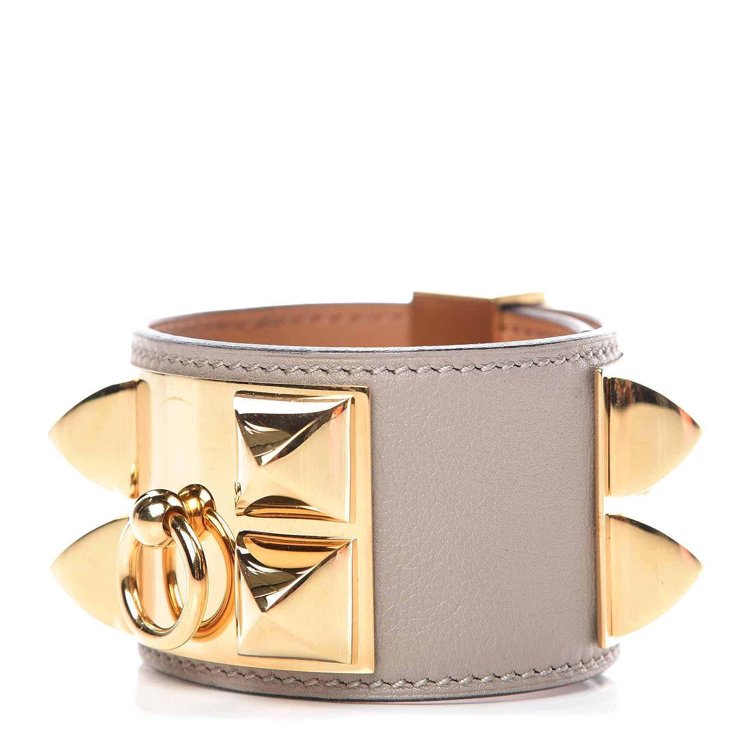 Hermes Swift Collier De Chien CDC Bracelet T2 Gris Asphalte 1 of 9