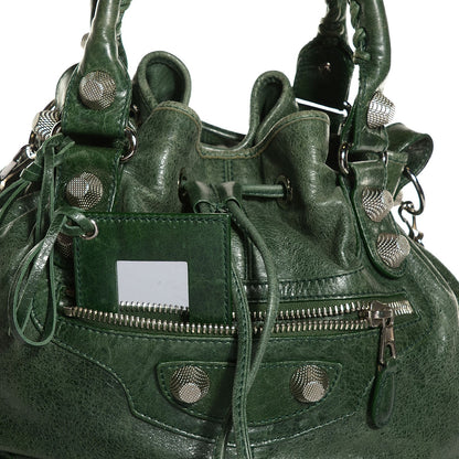 Balenciaga Chevre Giant 21 Silver Hardware Pompon Pine 12 of 12