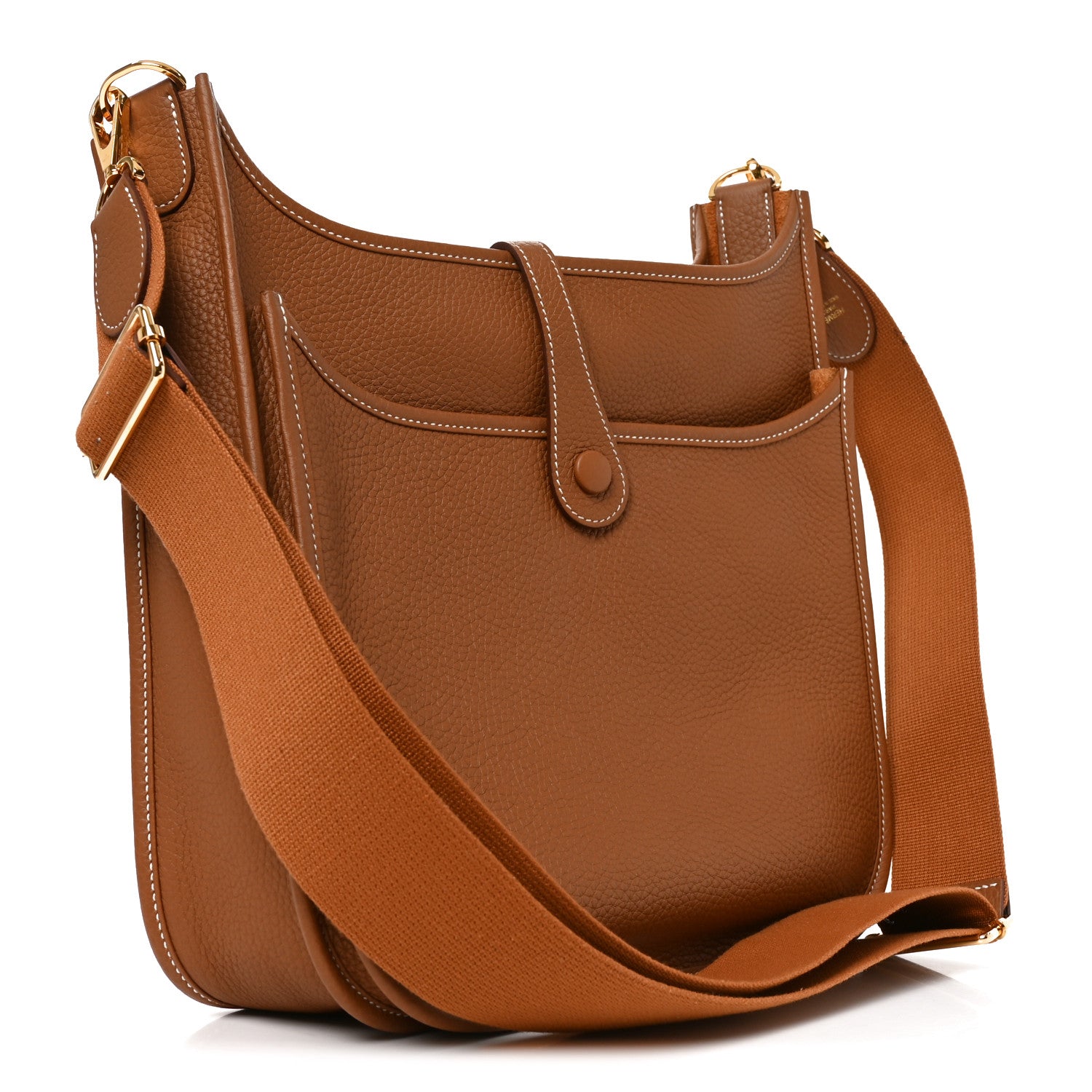 Hermes Taurillon Clemence Evelyne III PM Gold 3 of 10