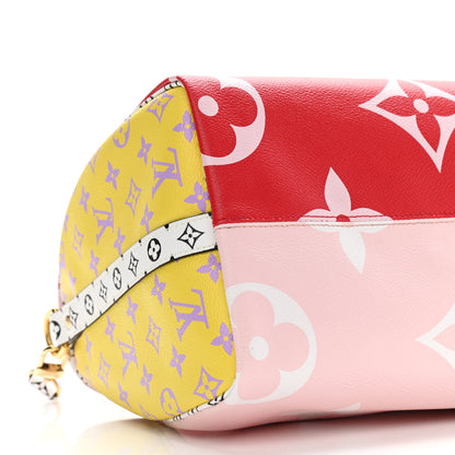 Louis Vuitton Monogram Giant Speedy Bandouliere 30 Rouge 8 of 10
