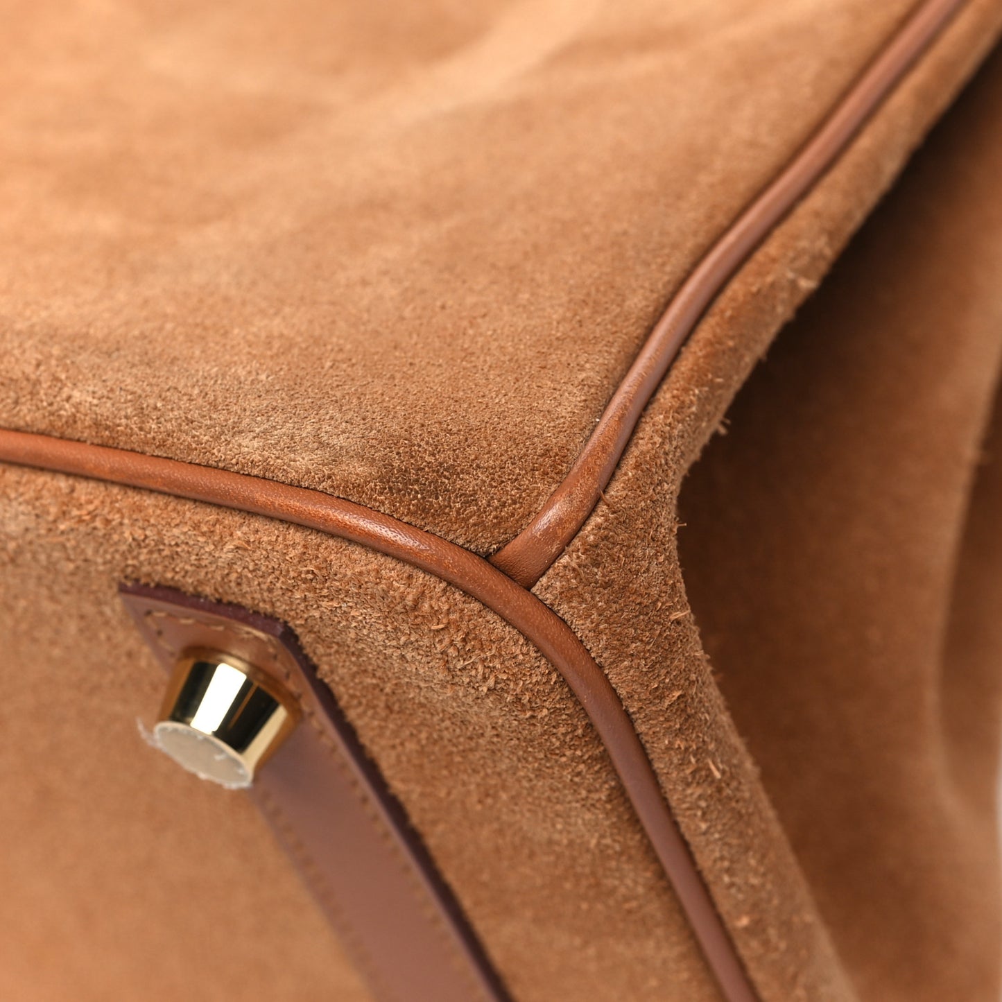Veau Doblis Swift Grizzly Birkin 25 Gold