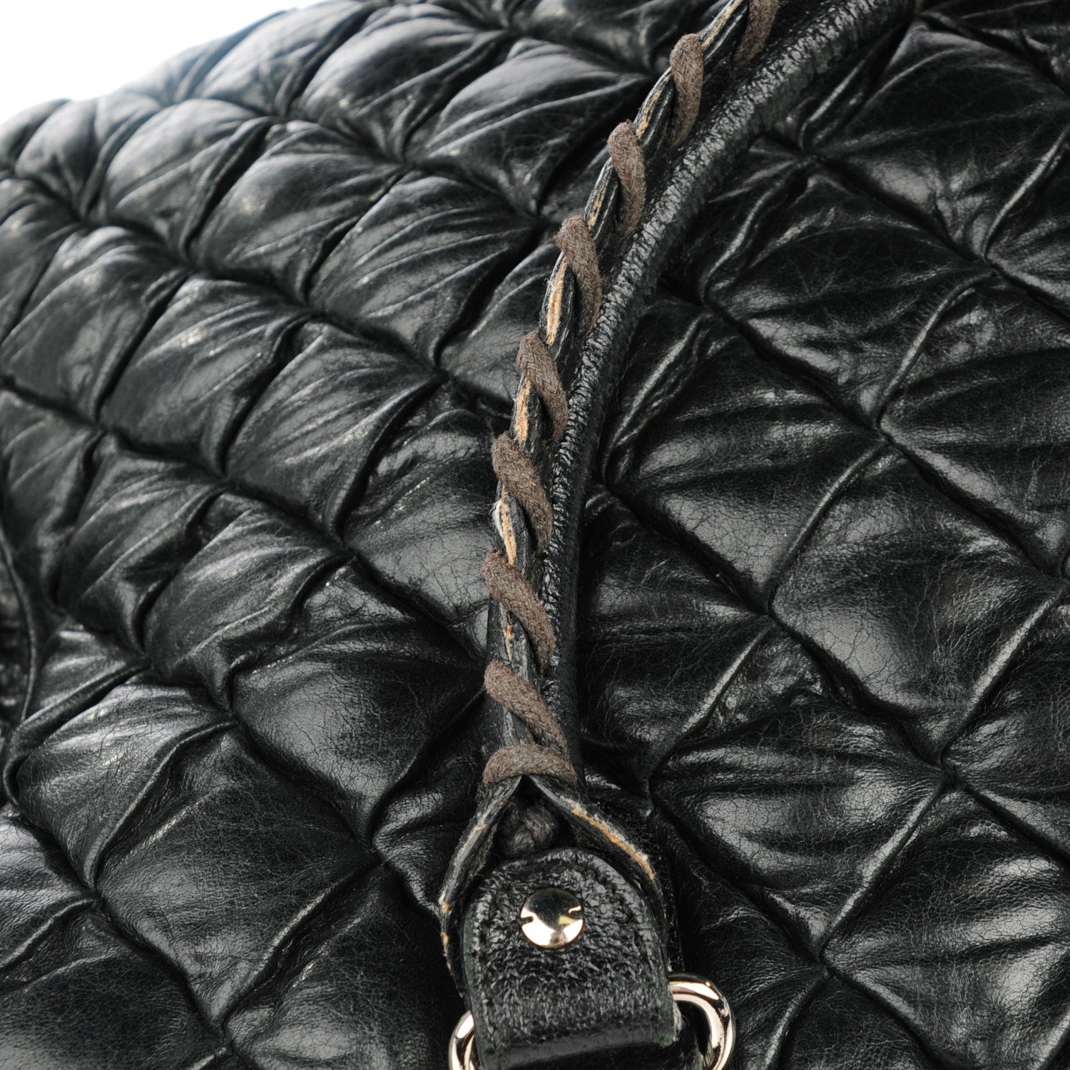Balenciaga Chevre Quilted Matelasse MM Black 9 of 10