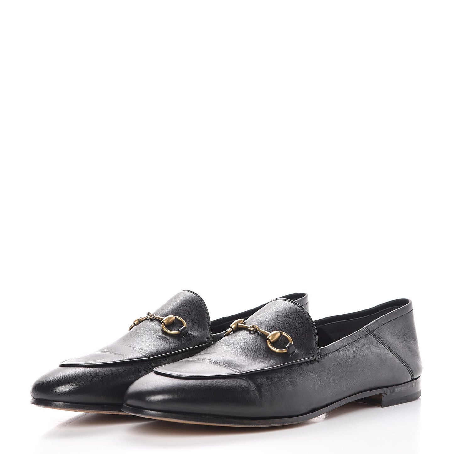 Lambskin Womens Brixton Horsebit Loafers 41 Black