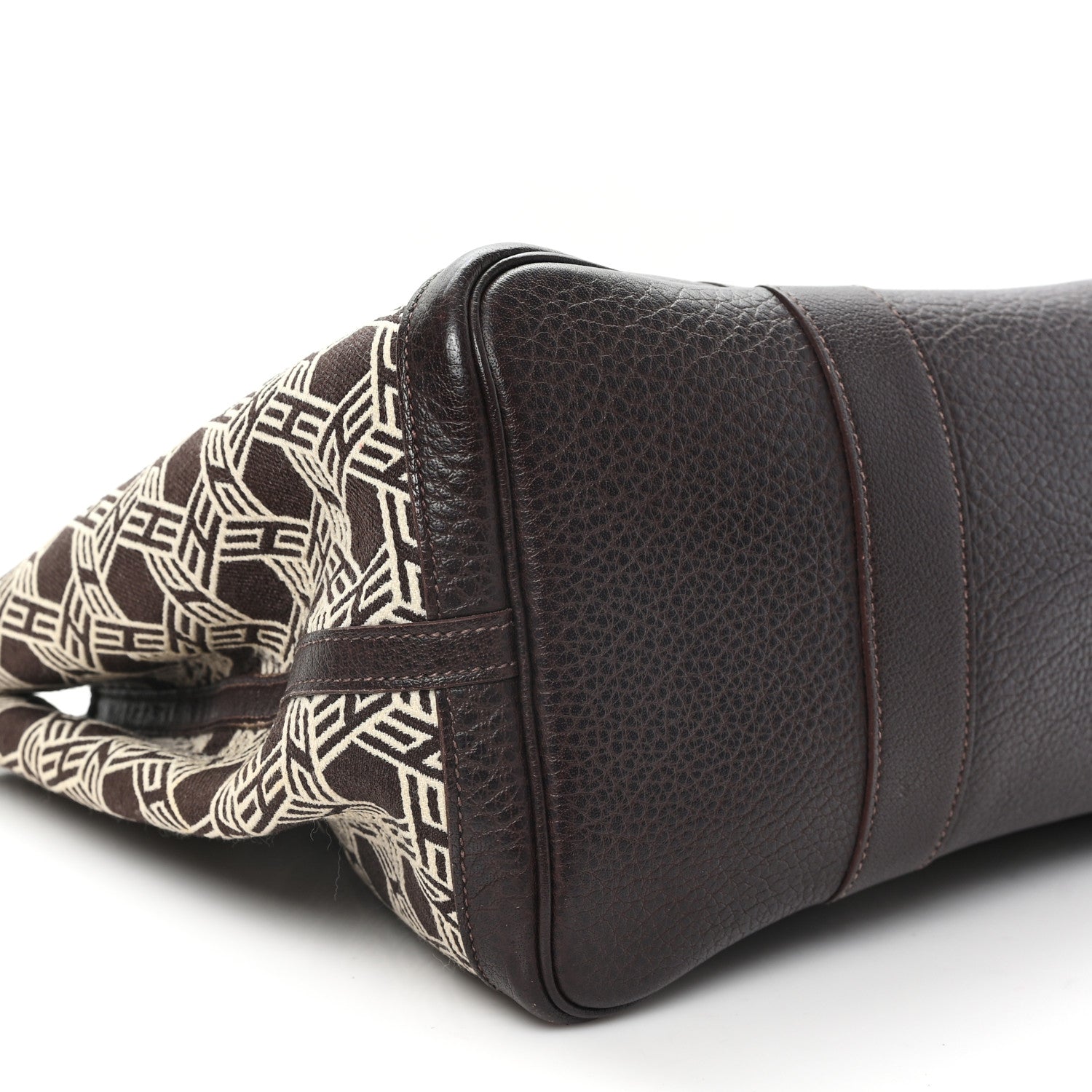 Hermes Toile SO H Vache Country Garden Party 36 MM Chocolate 8 of 9