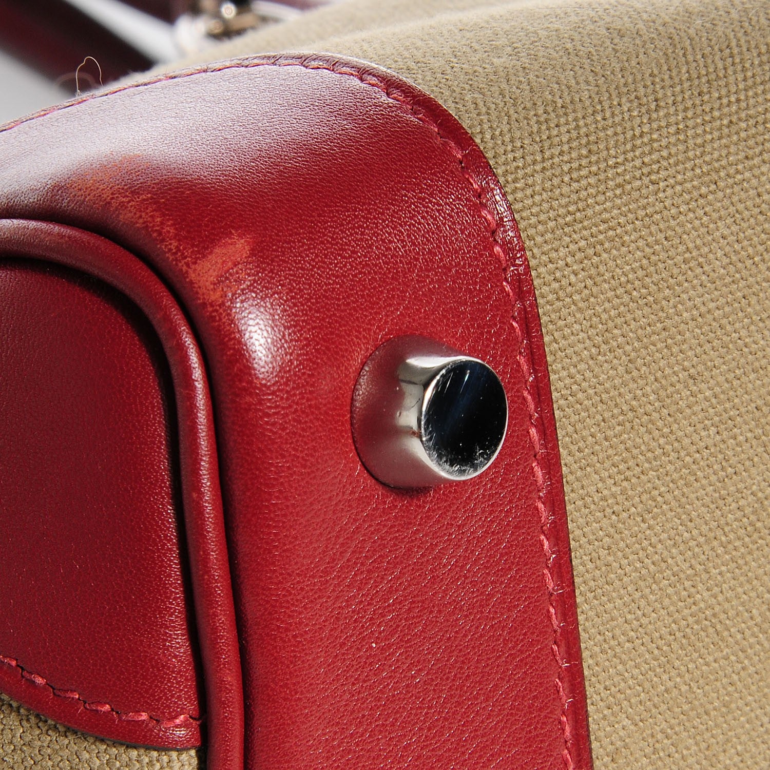 Hermes Toile Swift Birkin 30 Rouge H 21 of 24
