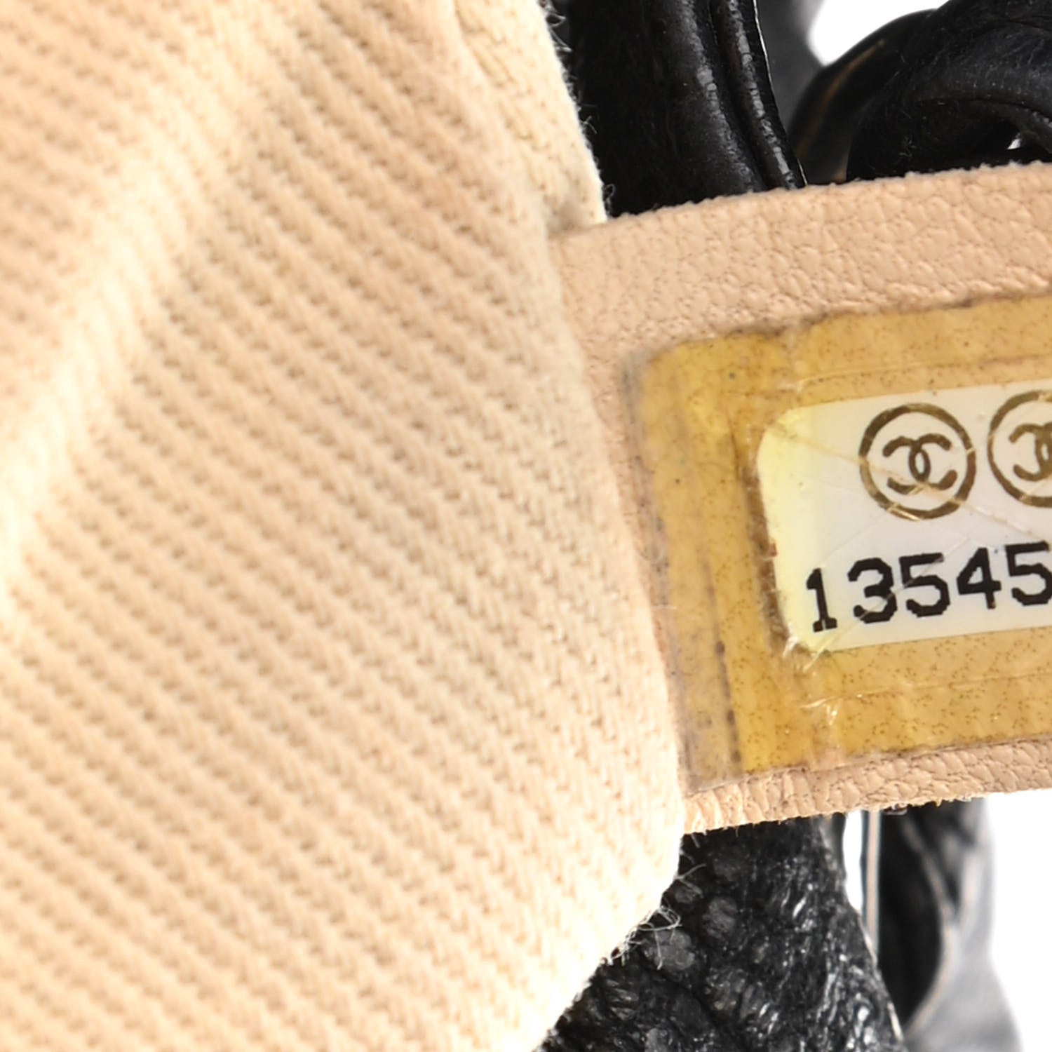 Chanel Glazed Caviar Medium Nature Flap Bag Black 7 of 9