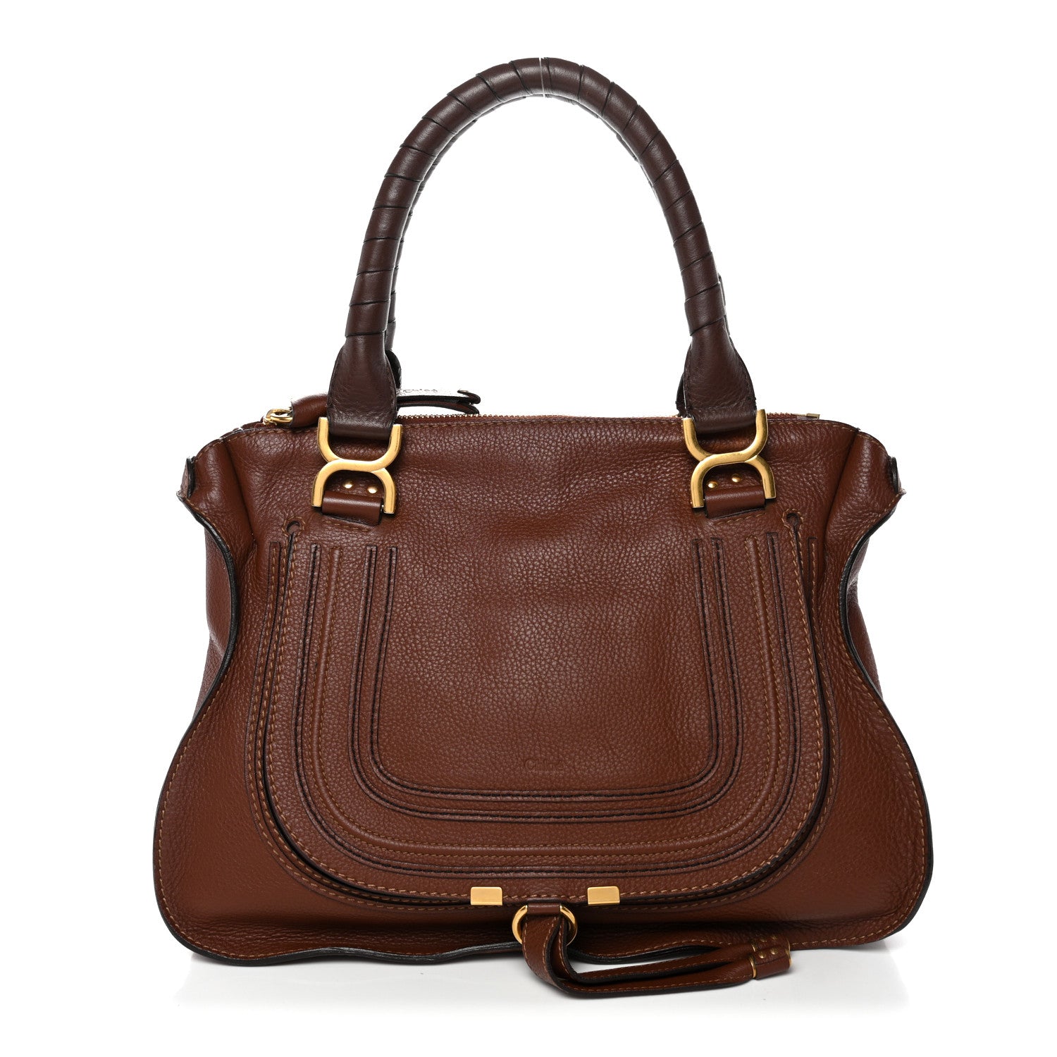 Chloe Calfskin Medium Marcie Satchel Ebony 1 of 11