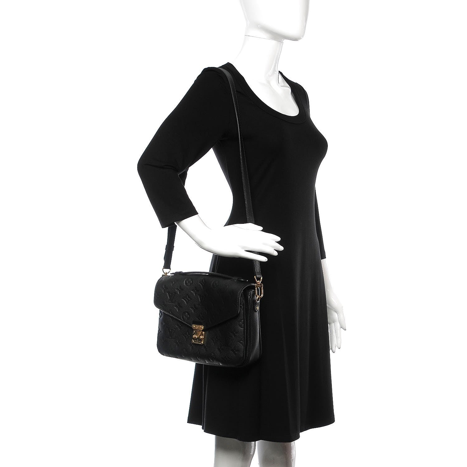 Louis Vuitton Empreinte Pochette Metis Black 2 of 11