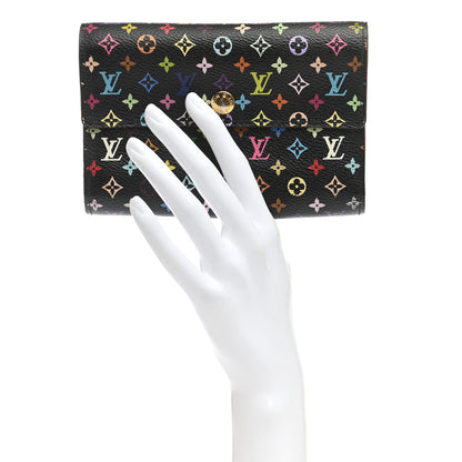 Louis Vuitton Monogram Multicolor Alexandra Wallet Black 2 of 16