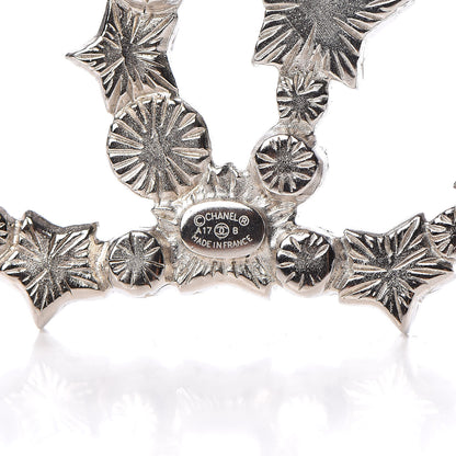 Chanel Star Resin Pearl Large CC Brooch Silver 4 of 4