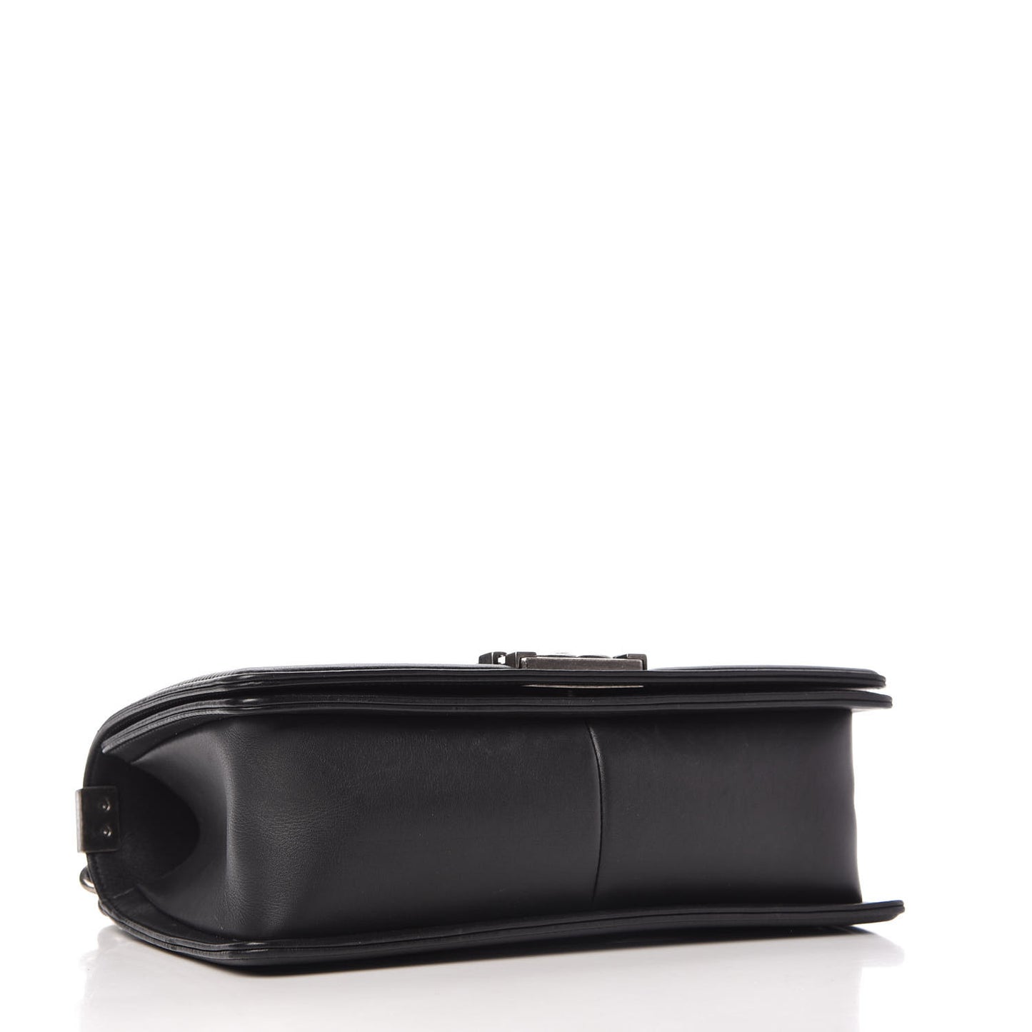 Calfskin Quilted Medium Boy Flap Black