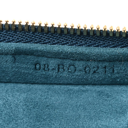 Christian Dior Lambskin Cannage Micro Lady Dior Vanity Case Deep Ocean 7 of 10