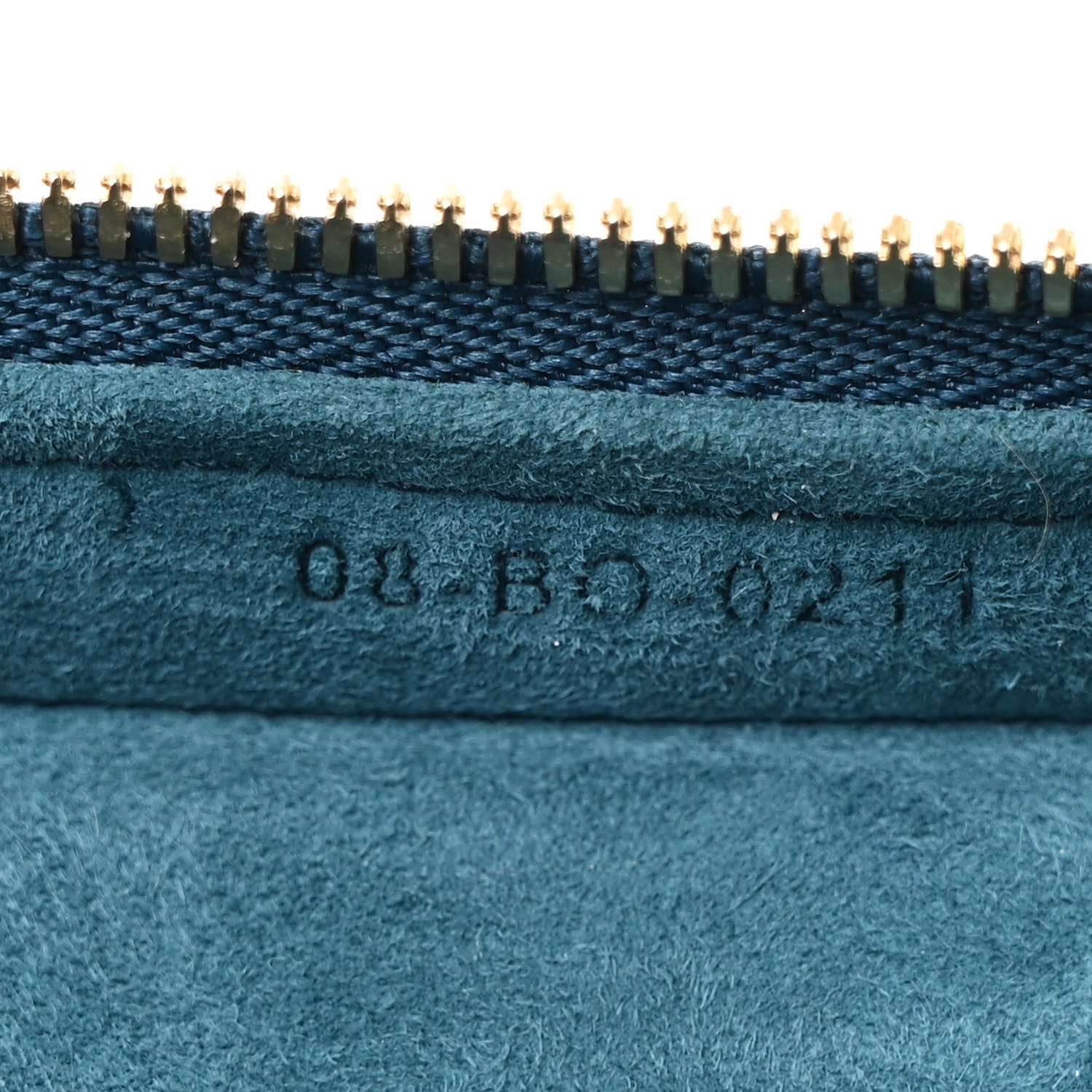 Christian Dior Lambskin Cannage Micro Lady Dior Vanity Case Deep Ocean 7 of 10