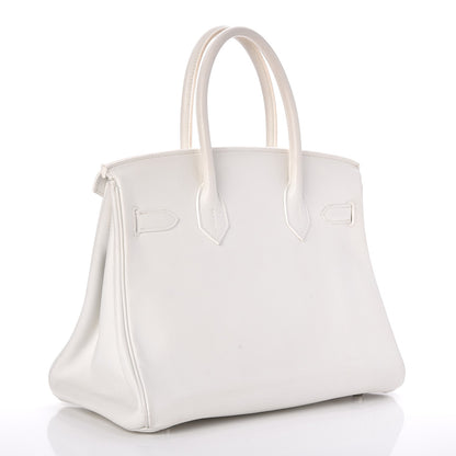Hermes Swift Birkin 30 White 3 of 14