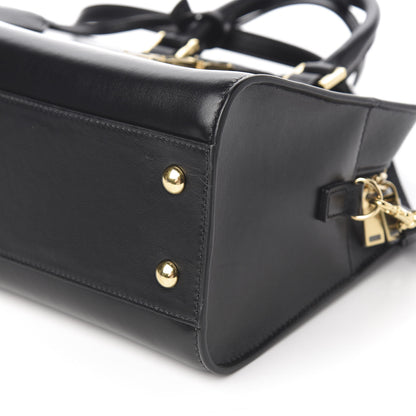 Saint Laurent Calfskin Monogram Baby Cabas Black 8 of 9