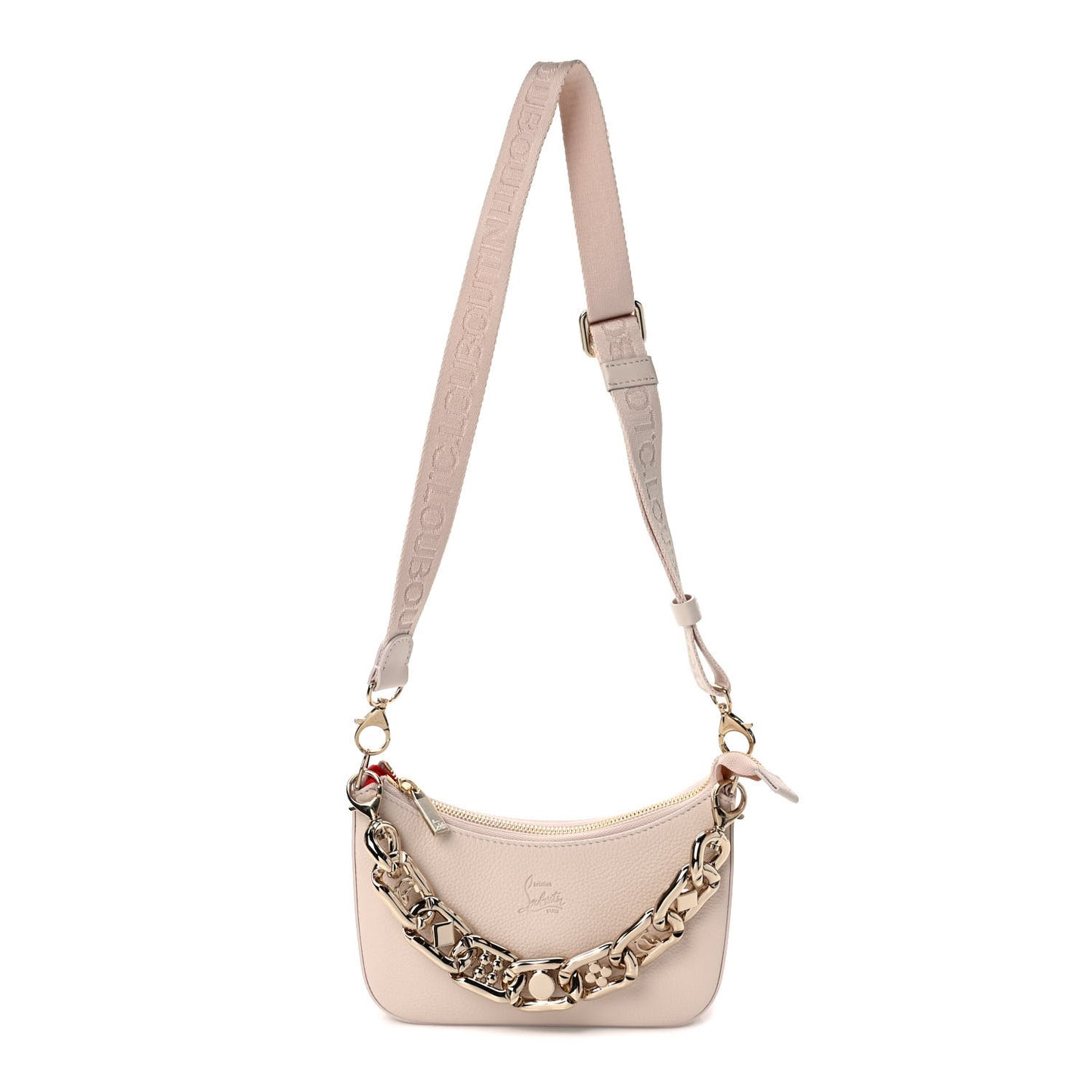 Empire Calfskin Loubila Mini Chain Shoulder Bag Leche