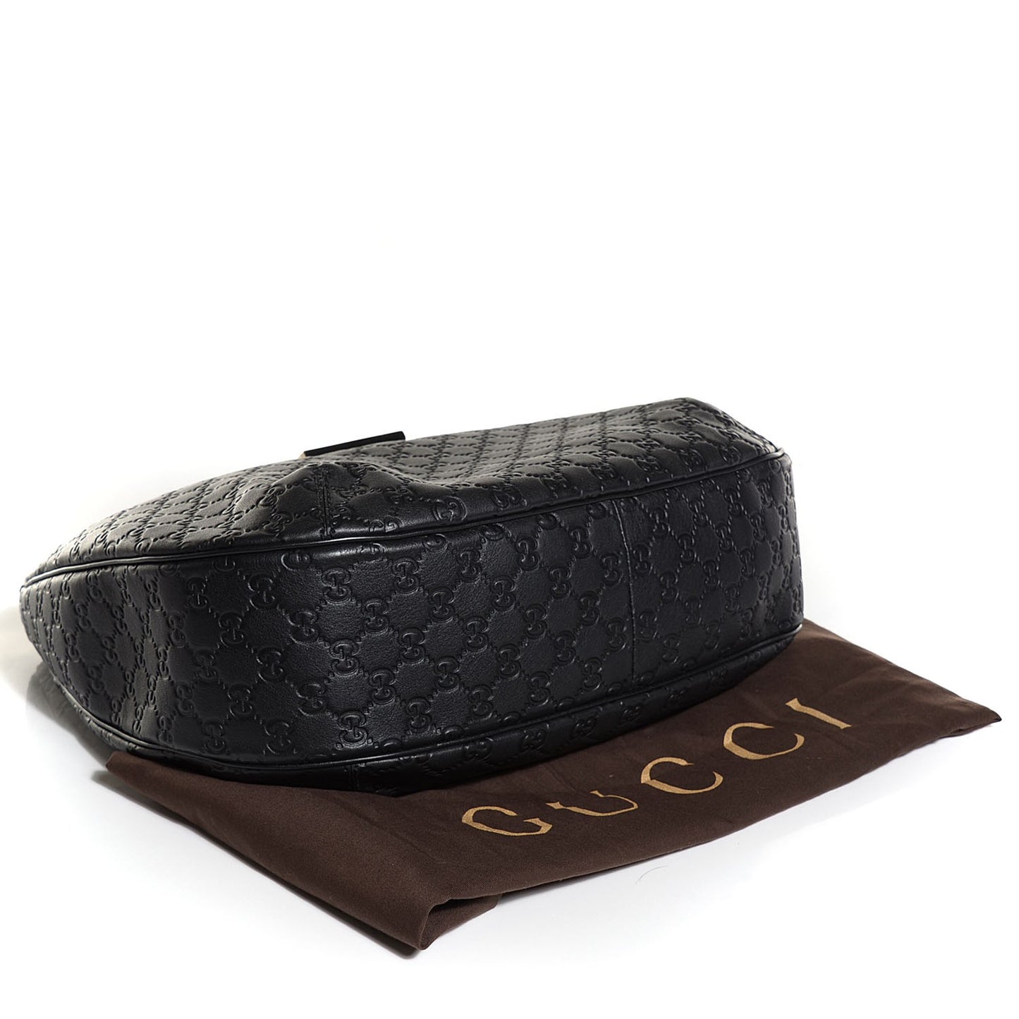 Guccissima New Ladies Web Large Hobo Black