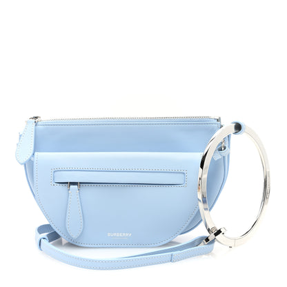 Burberry Smooth Calfskin Mini Double Olympia Pale Blue 1 of 8