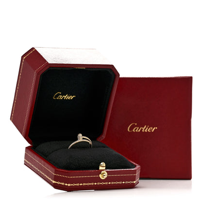 Cartier 18K Yellow Gold Diamond Juste Un Clou Paved Ring 53 6.25 5 of 5