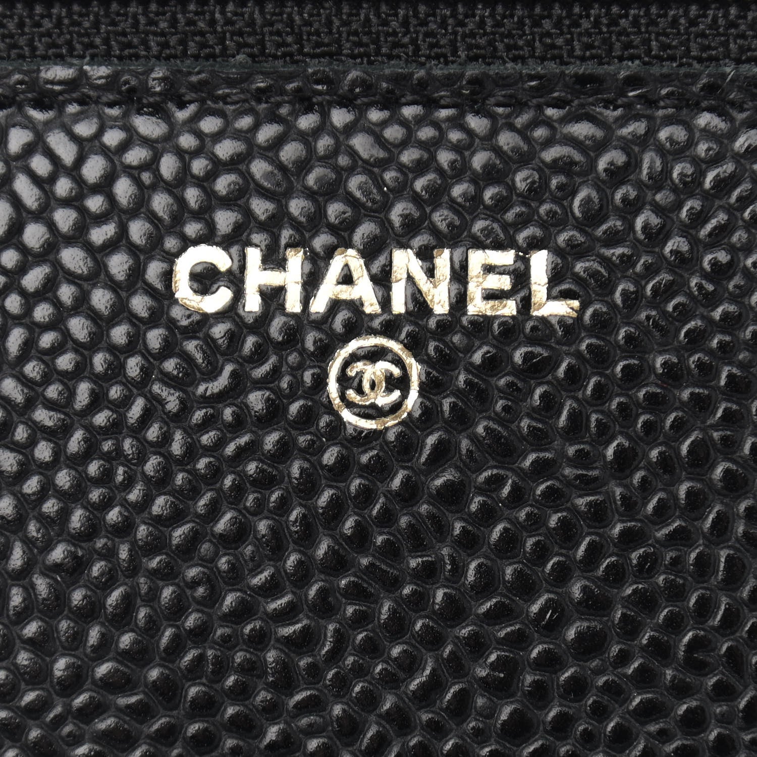Chanel Caviar Quilted Wallet On Chain WOC Black 8 of 10