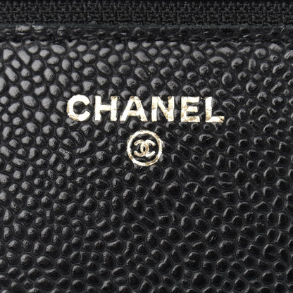 Chanel Caviar Quilted Wallet On Chain WOC Black 8 of 10
