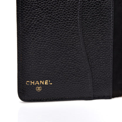 Chanel Caviar CC Small Ring Agenda Planner Black 6 of 9