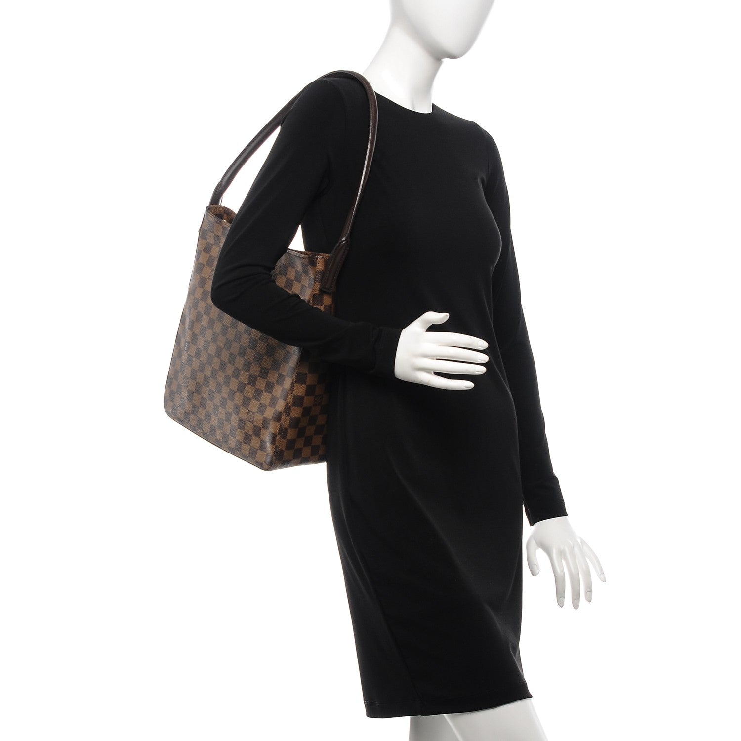 Louis Vuitton Damier Ebene Looping GM 2 of 7