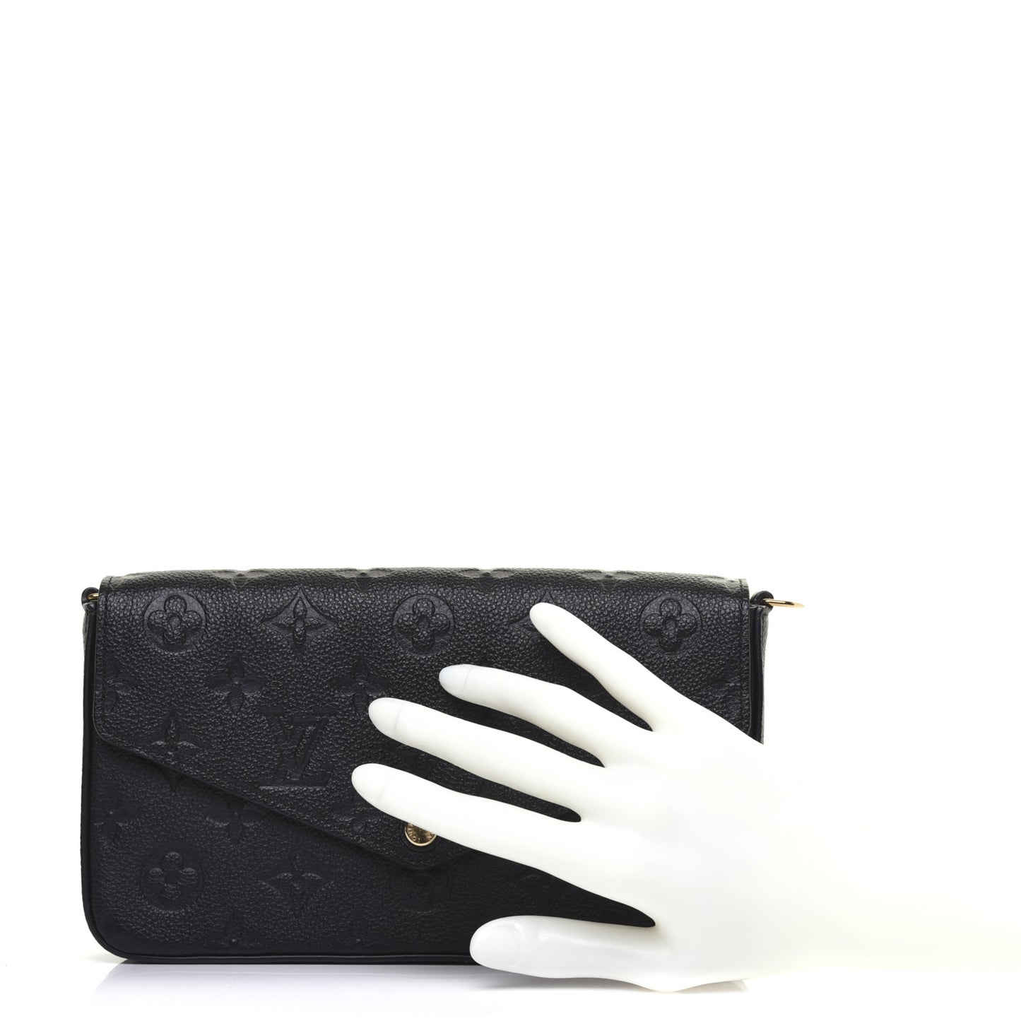 Empreinte Pochette Felicie Chain Wallet Black