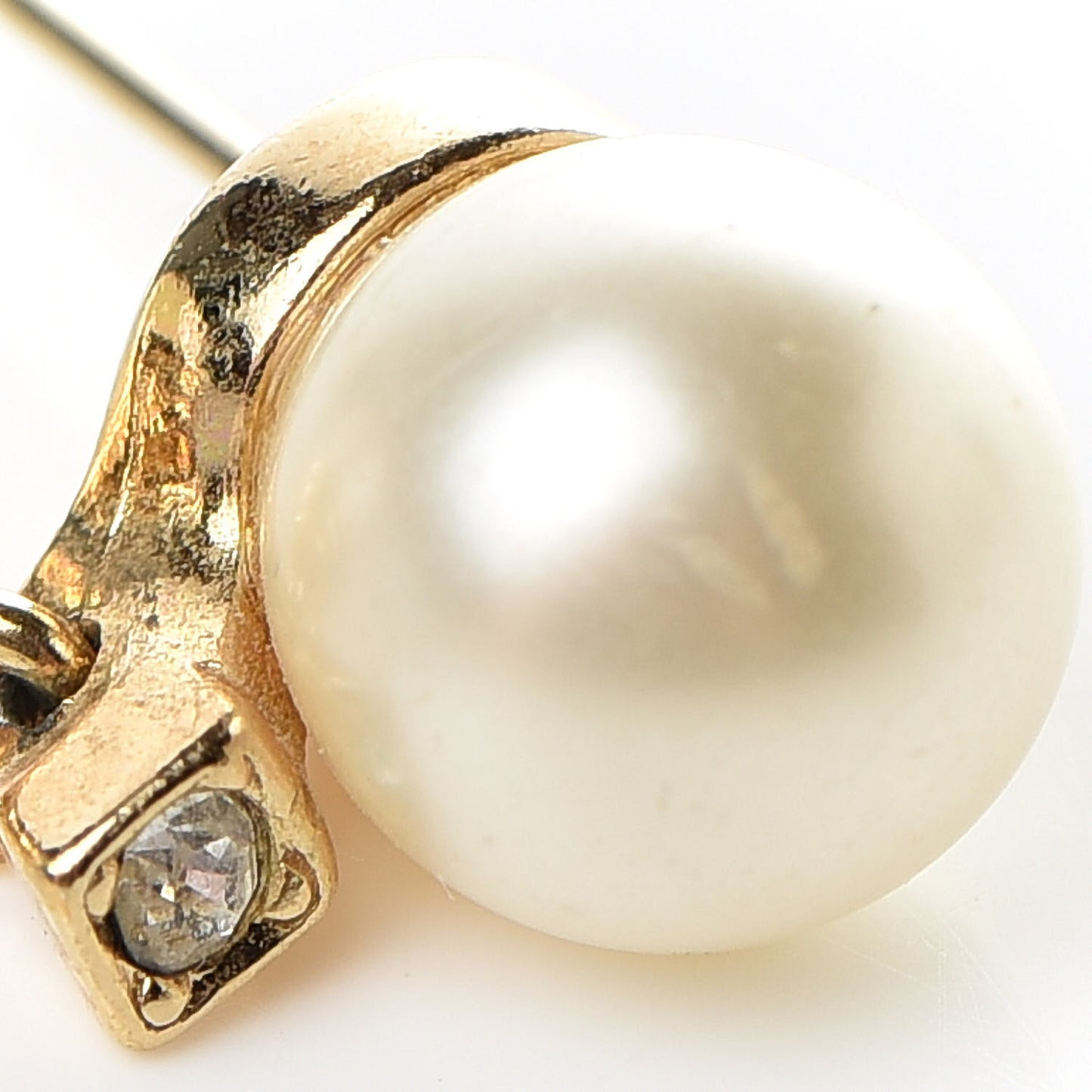 Pearl Crystal Drop Earrings