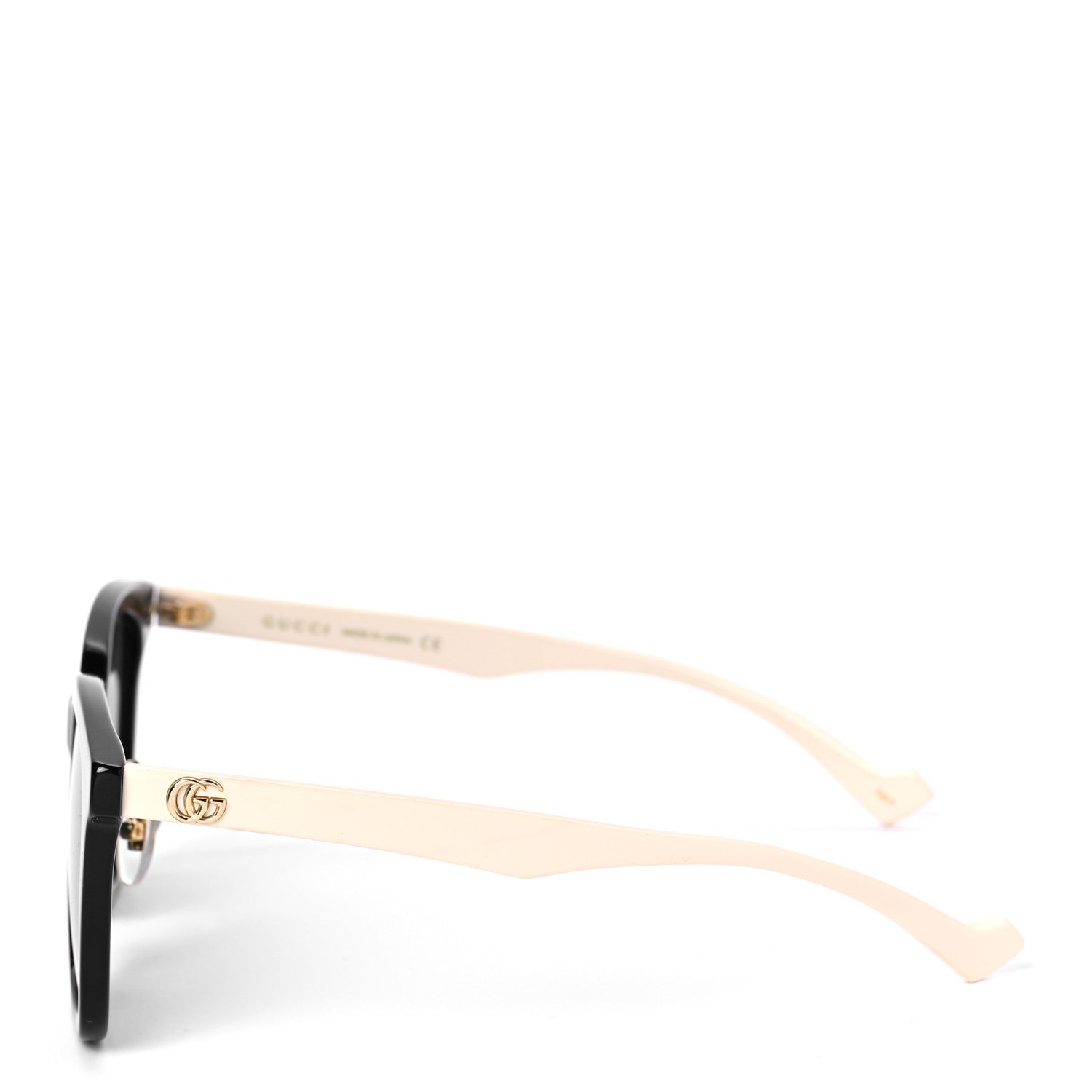 Gucci Acetate Square Frame Sunglasses GG1000SK Black White 3 of 7