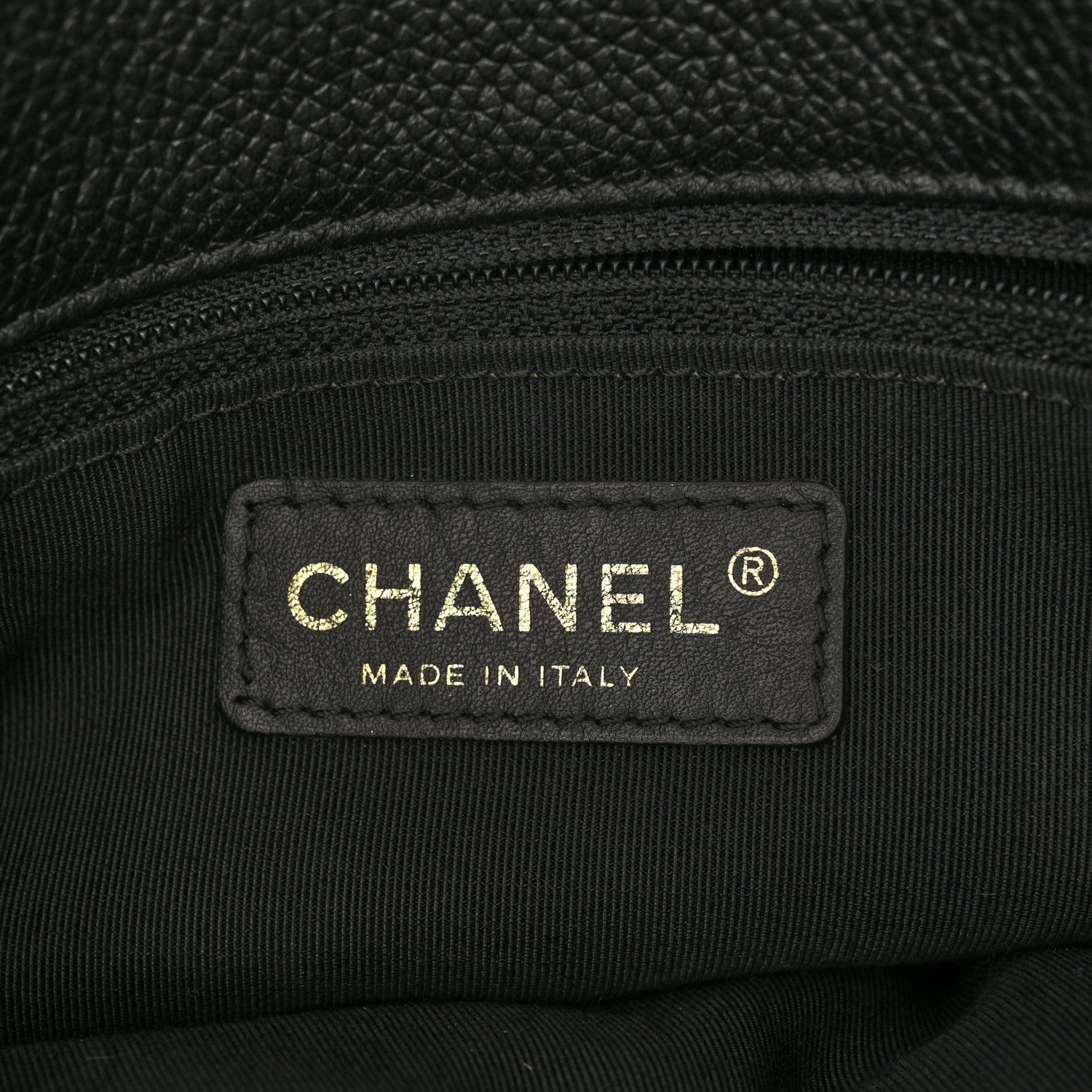 Chanel Calfskin Cerf Executive Shopper Tote Black 6 of 12