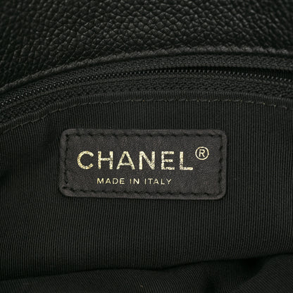 Chanel Calfskin Cerf Executive Shopper Tote Black 6 of 12