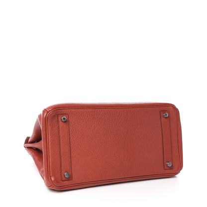 Hermes Chevre Mangalore HAC Birkin 32 Coq de Roche 5 of 33