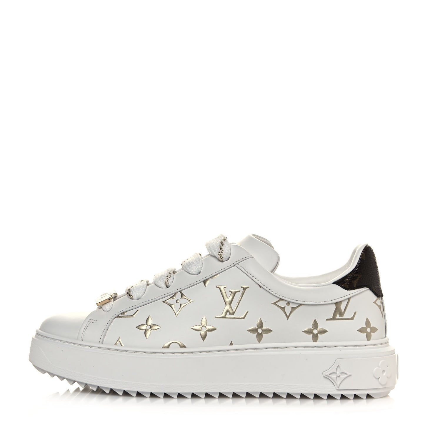 Monogram Time Out Sneakers 38 Gold