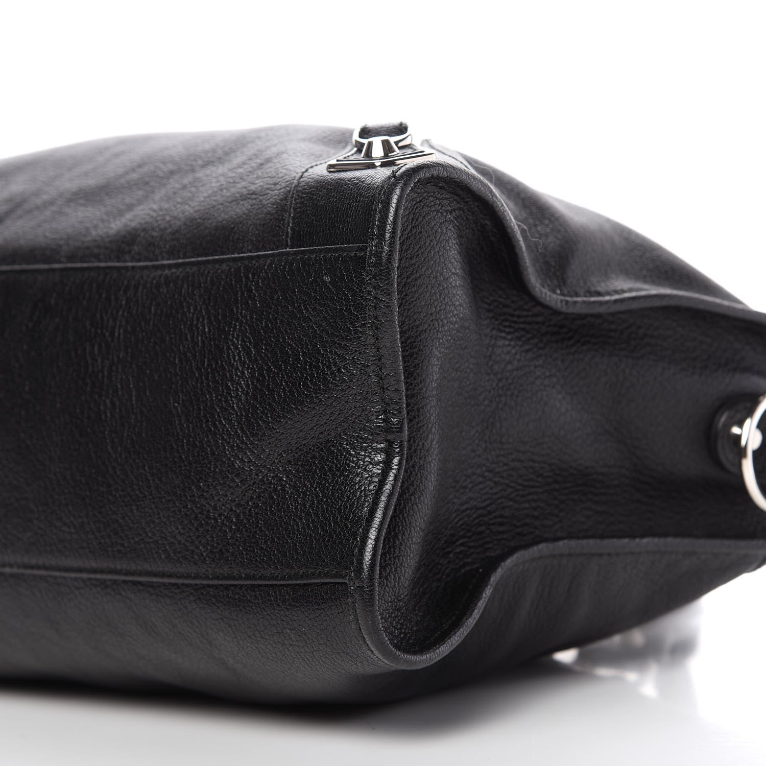 Balenciaga Chevre Silver Metallic Edge Hardware City Black 7 of 10
