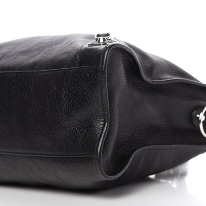 Balenciaga Chevre Silver Metallic Edge Hardware City Black 7 of 10